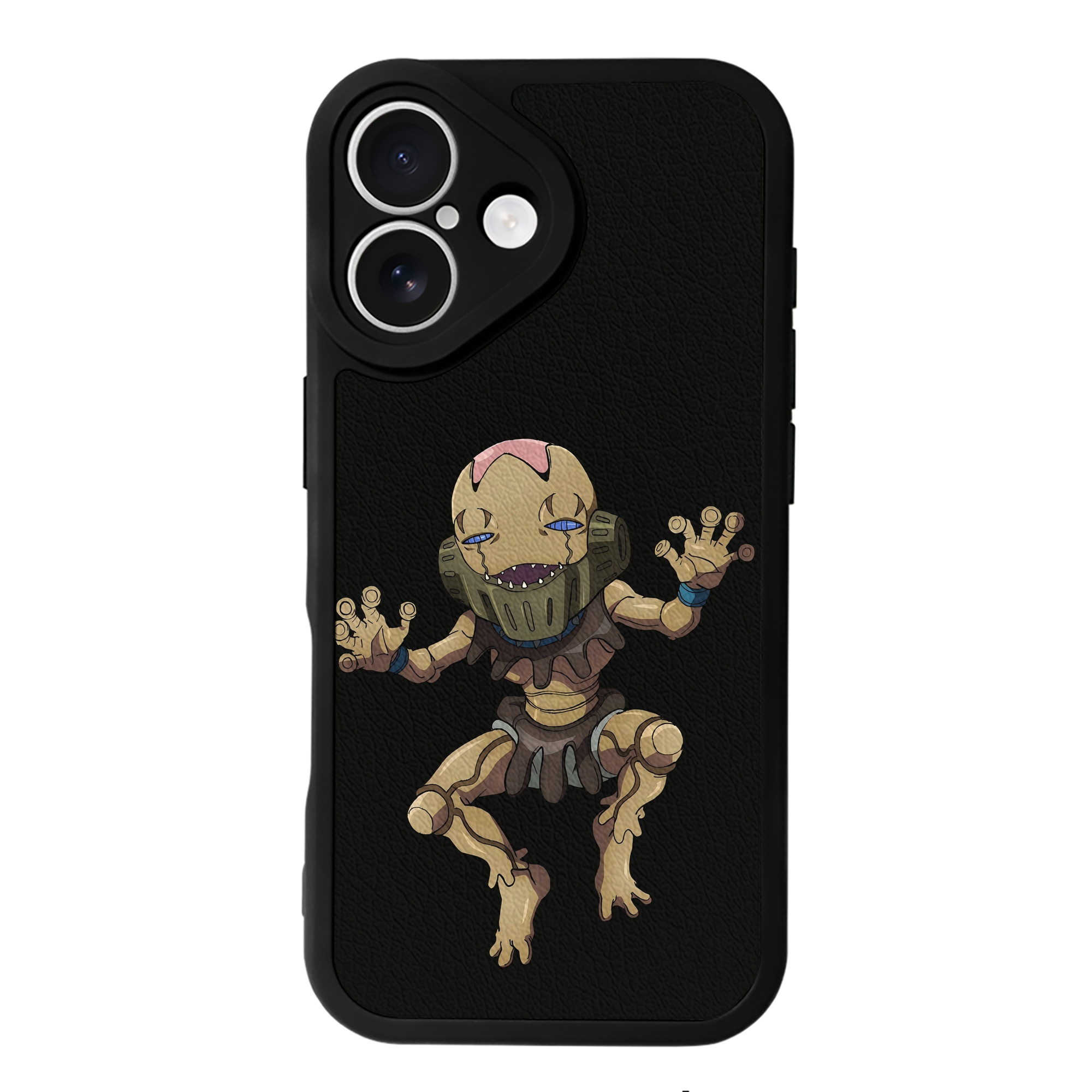 （画像用） ジョジョの奇妙な冒険 JoJo's Bizarre Adventure 【iPhone 16シリーズ対応】シリコンスマホケース（レザー調） 材質：シリコン
